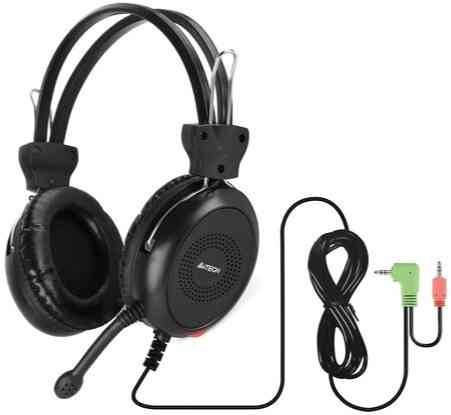 Гарнитура A4tech Hs-30, черный (арт-1271) Макеевка