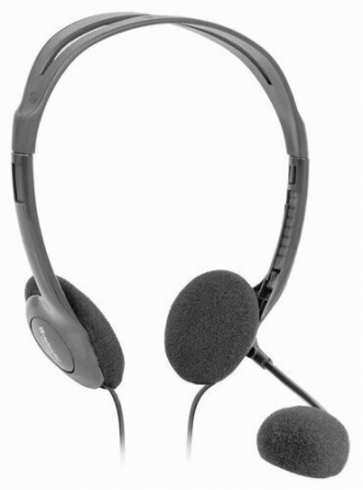 Наушники с микрофоном (гарнитура) Defender Hn-102, проводная, 1,8 м, стерео, с оголовьем, регулятор Макеевка