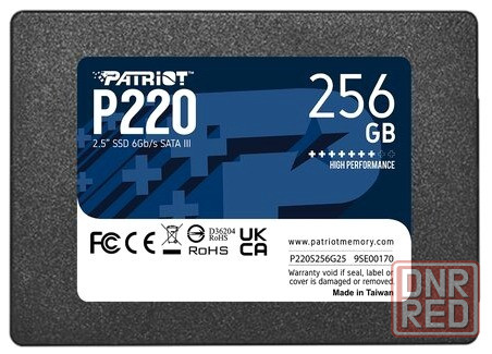 Твердотельный накопитель Ssd Sata Iii Patriot P220s256g25 256gb P220 (арт-9343) Макеевка - изображение 1