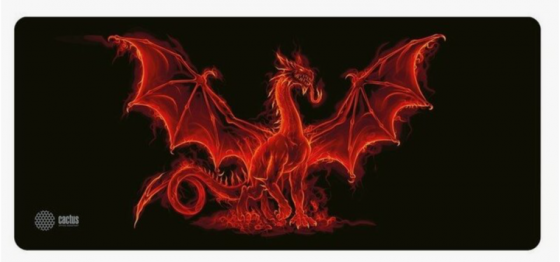 Коврик для мыши Cactus Dragon Xxl рисунок 900x400x3мм (арт-8499) Макеевка