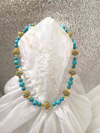 Бирюзовые бусики Донецк