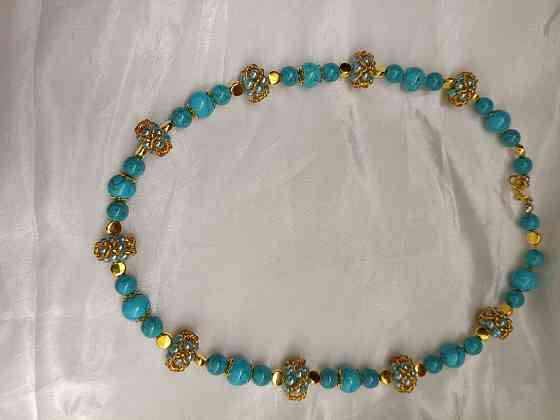 Бирюзовые бусики Донецк