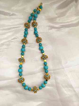 Бирюзовые бусики Донецк