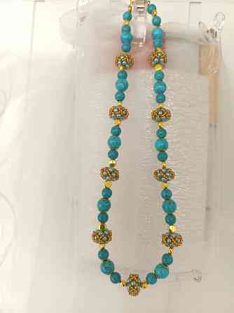 Бирюзовые бусики Донецк