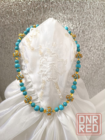 Бирюзовые бусики Донецк - изображение 2