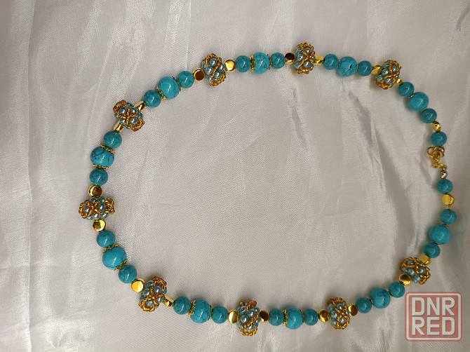 Бирюзовые бусики Донецк - изображение 4