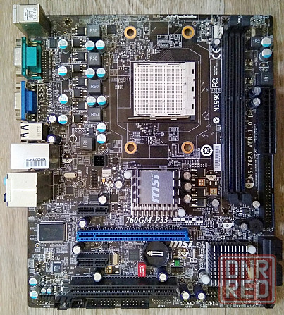 MSI 760GM-P33 - Socket AM3 - Обмен на 60шт нерабочей-ненужной оперативной памяти озу, видеокарт HDD Донецк - изображение 1