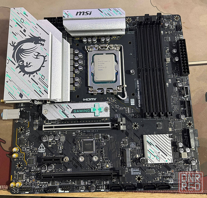 Комплект msi b760m gaming plus wi-fi +12400f Харцызск - изображение 1