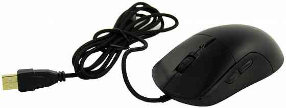 Игровая мышь Qumo Ufo M77, 2400dpi, черный, проводная (арт-1323) Макеевка