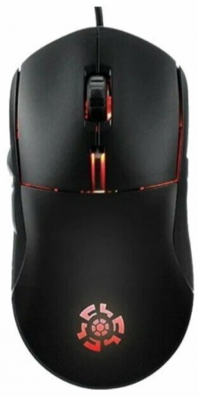 Игровая мышь Qumo Ufo M77, 2400dpi, черный, проводная (арт-1323) Макеевка