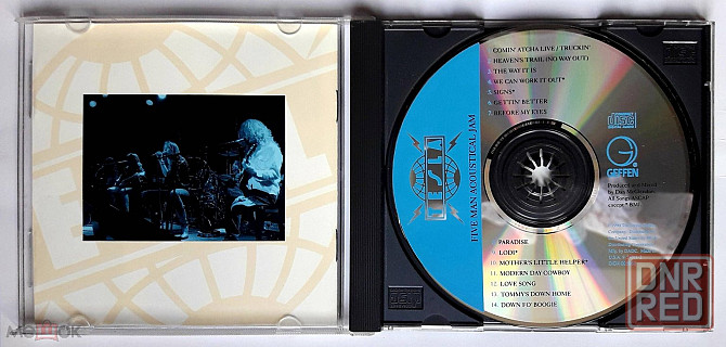 Компакт-диск / CD: Tesla - 1990 "Five Man Acoustical Jam" (Geffen Records, 9 24311-2), CШA / USA Донецк - изображение 4