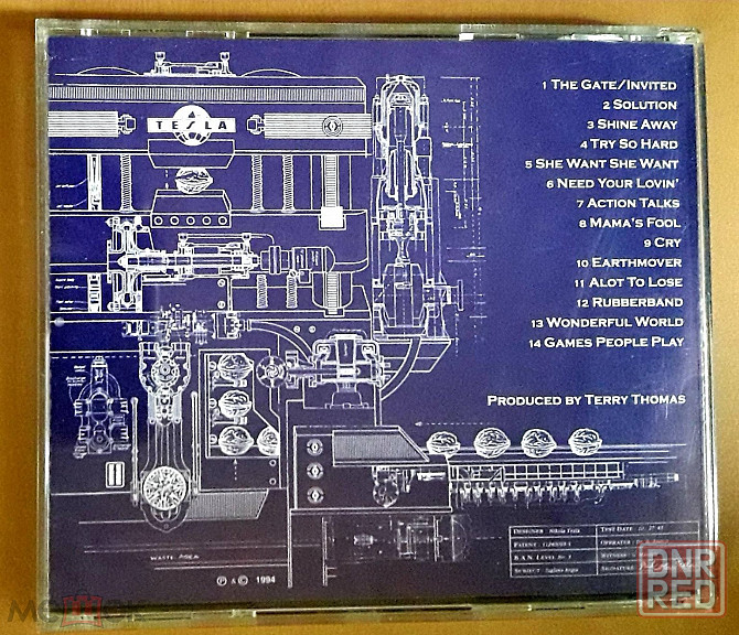 Компакт-диск / CD: Tesla - 1994 "Bust A Nut", неофициальное издание, Россия Донецк - изображение 3