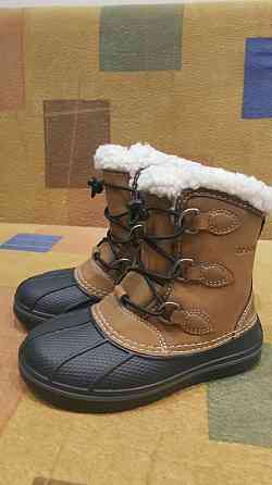 Детские зимние ботинки CROCS Allcast ll boot размер с9 - 1500 руб. Новые. На ножку 15,5-16 см Донецк
