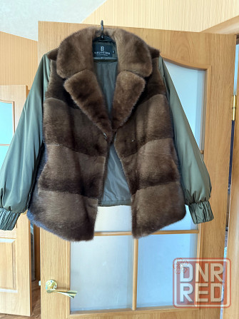 Продам оригинальный пуховик с норкой Донецк - изображение 1