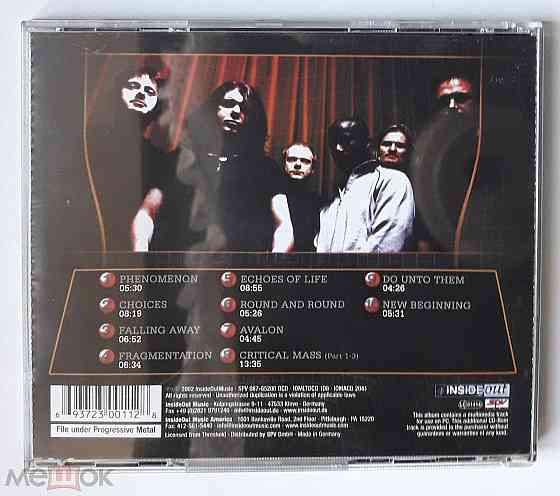 Компакт-диск / CD: Threshold - 2002 "Critical Mass" (w/ 2 bonus trx), неофициальное издание, Россия Донецк