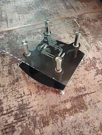 Журнальный столик стеклянный двухслойный Макеевка