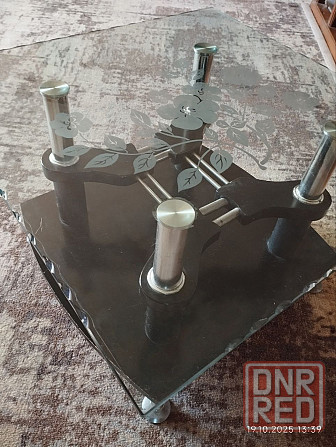 Журнальный столик стеклянный двухслойный Макеевка - изображение 4