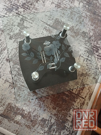 Журнальный столик стеклянный двухслойный Макеевка - изображение 2