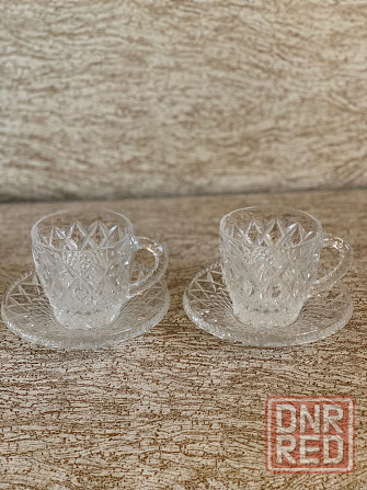 Чайная пара, Чешский хрусталь Донецк - изображение 2