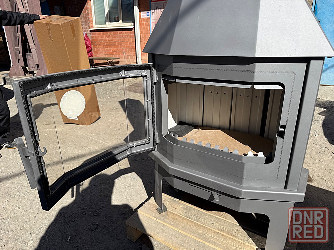 Камин Мюнхен Пристенно-Угловой графит Донецк - изображение 2