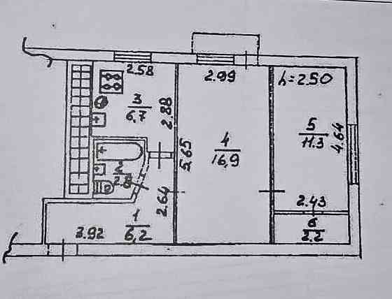 2-к. квартира, 47,2 м², 4/4 эт. Донецк