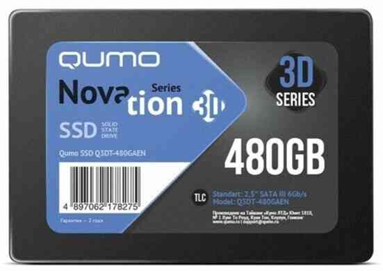 Накопитель Ssd 480gb Qumo Novation 3d (Q3dt-480gaen) (арт-4271) Макеевка