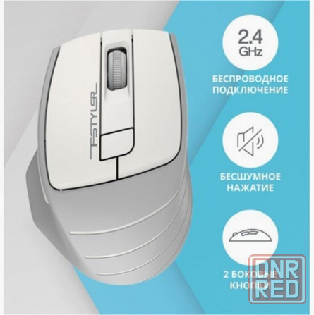 Мышь A4tech Fstyler Fg30s, белая (арт-4238) Макеевка - изображение 2