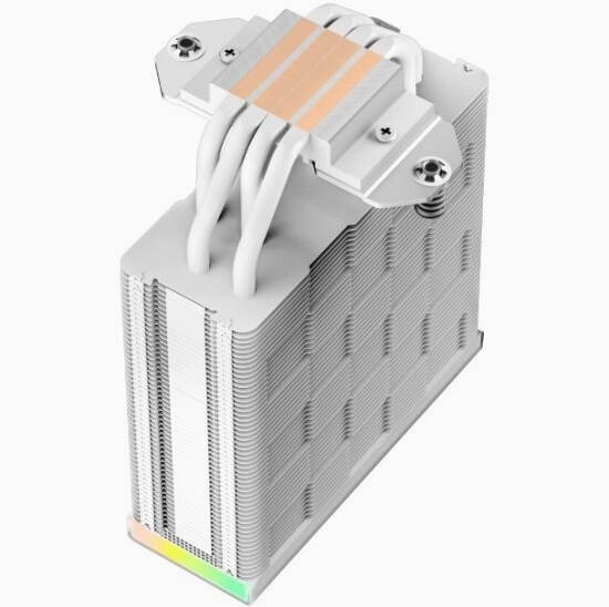 Кулер для охлаждения процессора Deepcool Ak400 Digital Wh, белый (арт-6885) Макеевка