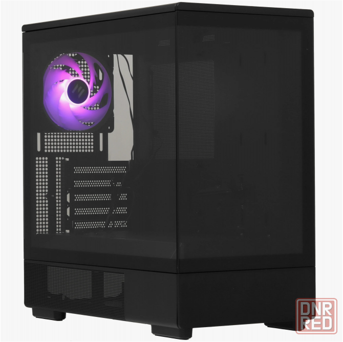 Корпус Zalman P10, Matx, Black, Window, 2x3.5", 3x2.5", 1xusb Type-C, 1xusb3.0, Rear 1x120mm Argb P1 Макеевка - изображение 1