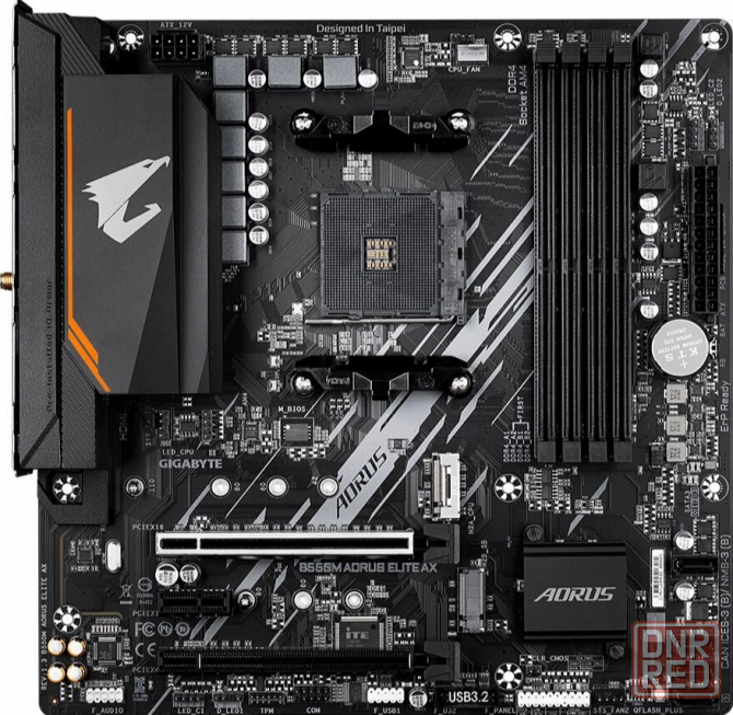 Материнская плата Gigabyte B550m Aorus Elite Ax Soc-Am4 Amd B550 4xddr4 Matx Ac`97 8ch(7.1) Gblan Ra Макеевка - изображение 2