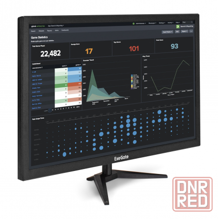 Монитор 27" Exegate Eb2700a (Va Led Grade A+, Fhd, 1920x1080@75гц, черный) Ex2973 (арт-3781) Макеевка - изображение 1