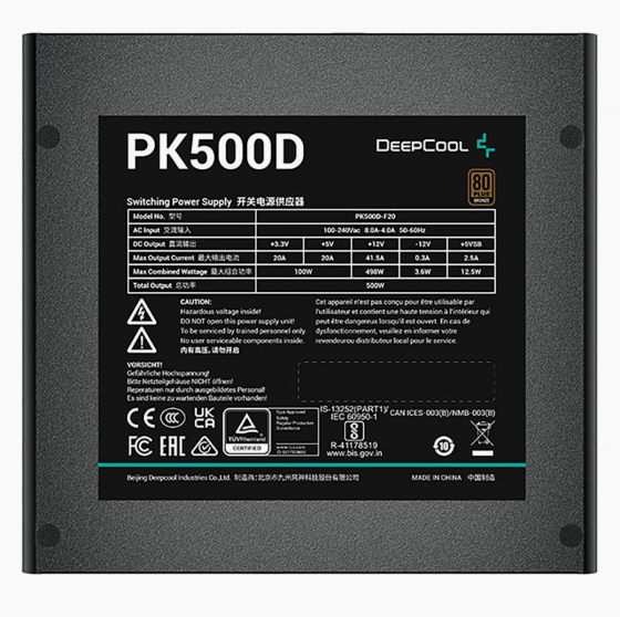 Блок питания Deepcool Pk500d (R-Pk500d-Fa0b-Wgeu) (арт-9567) Макеевка