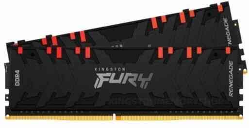 Оперативная память 16gb Kingston Fury Renegade Rgb Ddr4 3600mhz (Kf436c16rbak2/16) (2x8gb Kit) (арт- Макеевка