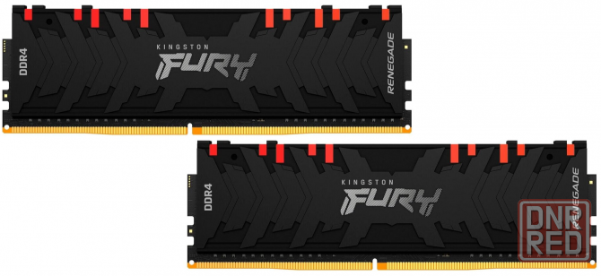 Оперативная память 16gb Kingston Fury Renegade Rgb Ddr4 3600mhz (Kf436c16rbak2/16) (2x8gb Kit) (арт- Макеевка - изображение 2