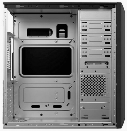 Корпус Foxline Fl-815-Fz450r Miditower 450 вт Atx цвет черный Fl-815-Fz450r (арт-7594) Макеевка