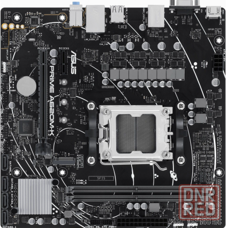 Материнская плата Asus Prime A620m-K, Am5, A620, 2*Ddr5, 4*Sata, 1*M.2, 4*Usb 3.2, 2*Usb 2.0, 2*Pcix Макеевка - изображение 1