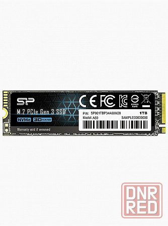Твердотельный накопитель Silicon Power P34a60 1 тб M.2 Sp001tbp34a60m28 (арт-2829) Макеевка - изображение 1
