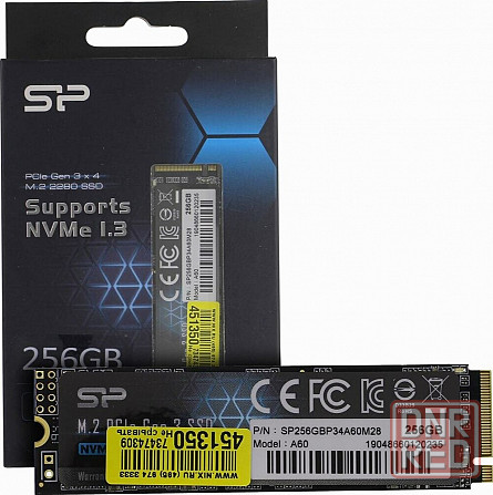 Твердотельный накопитель Ssd M.2 Nvme Silicon Power Siliconpower P34a60-Series 256 Gb Pci-E X4 3d Na Макеевка - изображение 1