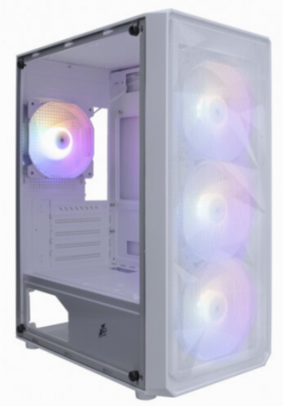 Корпус 1stplayer Fd3-M, белый (Fd3-M-Wh-4f1-W) (арт-3916) Макеевка