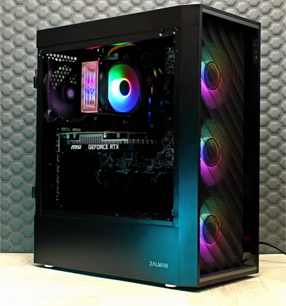 Игровой компьютер Byte-Flarion | Intel Core I3-10100f | 500w | Ssd 480гб | 16гб | Geforce Rtx 3050 | Макеевка