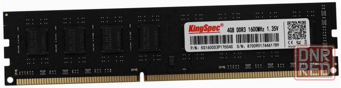 Оперативная память Kingspec Ddr3l 4gb 1600mhz Pc-12800 Cl11 (Ks1600d3p13504g) (арт-4025) Макеевка - изображение 3