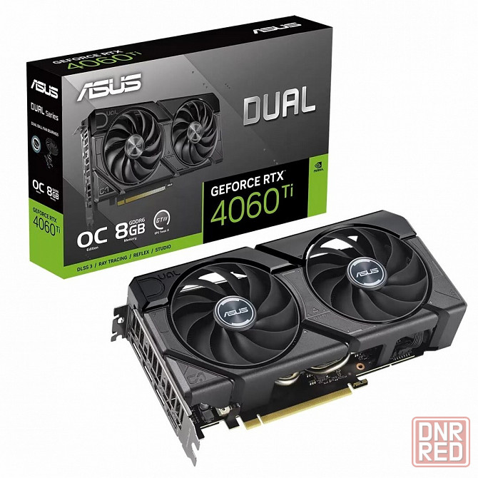 Видеокарта Asus Nvidia Geforce Rtx 4060 Ti 8gb Dual-Rtx4060ti-O8g-Evo/Rtx4060ti, Hdmi, Dp*3,8g, D6 ( Макеевка - изображение 2
