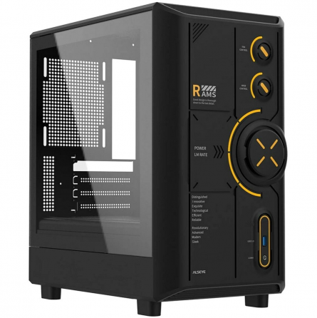 Корпус для пк Alseye Rams 2.0 240-B, черный As.07.0213 (арт-9935) Макеевка