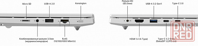 Ноутбук Maibenben M16b-R343um 16" Wuxga Ips, Amd R3-4300u, 8gb, 512gb Ssd, Linux, серебристый (арт-1 Макеевка - изображение 4