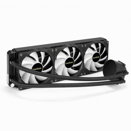 Комплект водяного охлаждения Exegate Blackwater-360. Pwm. Rgb (Rgb подсветка, (Ex297325rus) (арт-456 Макеевка