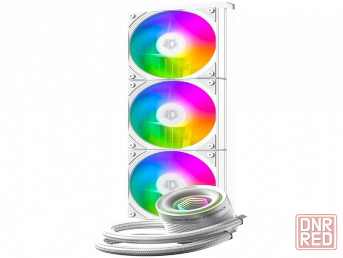 Сво для процессора Id-Cooling Fx360 Inf White (All Intel/Amd, 3*120mm Fan, 2900rpm, 27.2 дб, 350w, P Макеевка - изображение 2