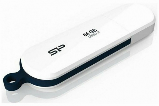 Usb Flash накопитель 64gb Silicon Power Blaze B32 White (Sp064gbuf3b32v1w) (арт-6602) Макеевка