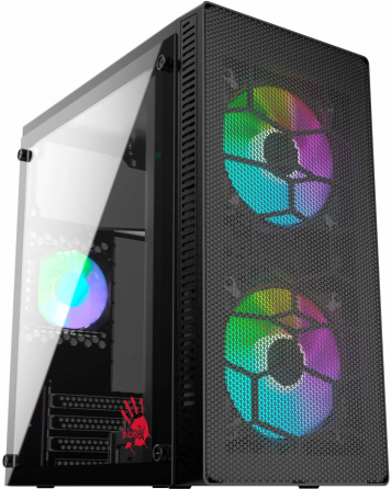 Корпус Matx Bloody Bd-Cc101f, Mini-Tower, без бп, черный [Bd-Cc101f-Bk] (арт-8744) Макеевка