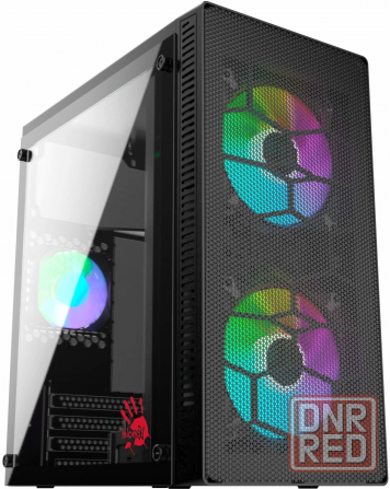 Корпус Matx Bloody Bd-Cc101f, Mini-Tower, без бп, черный [Bd-Cc101f-Bk] (арт-8744) Макеевка - изображение 1