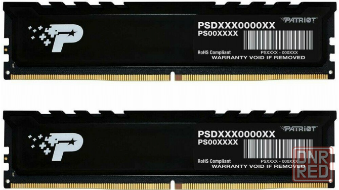 Оперативная память 16gb Ddr5 4800mhz Patriot Signature Premium (2x8gb Kit) (Psp516g4800kh1) (арт-834 Макеевка - изображение 1